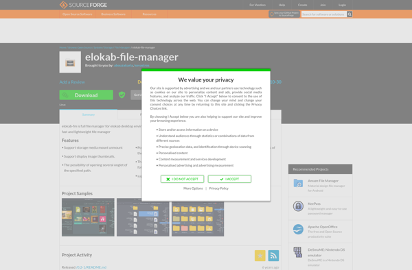 Elokab file manager image