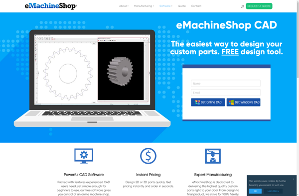 eMachineShop CAD screenshot