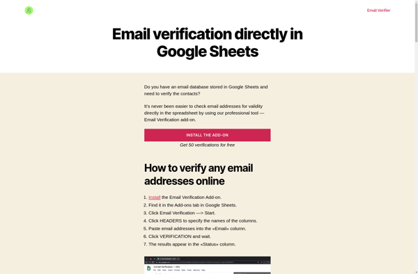 Email Verification Add-on