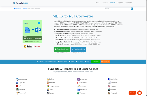 EmailsGuru MBOX to PST Converter image