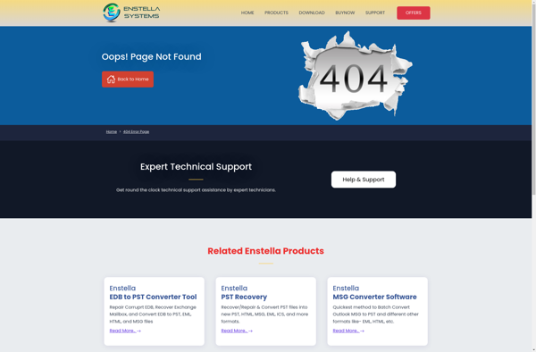 Enstella Exchange Recovery Software screenshot
