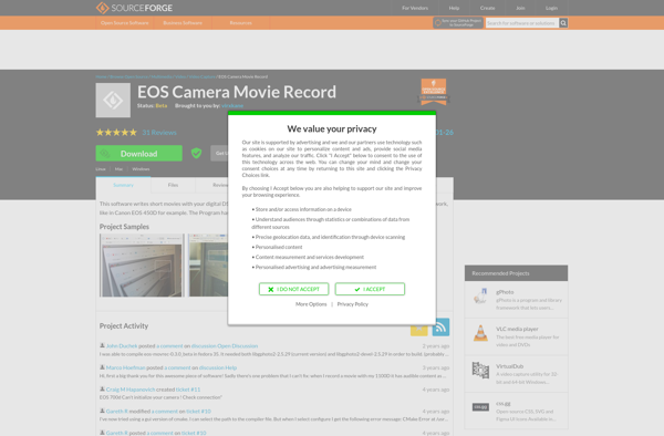 EOS Camera Movie Record image