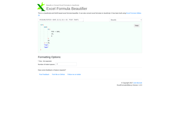 Excel Formula Beautifier