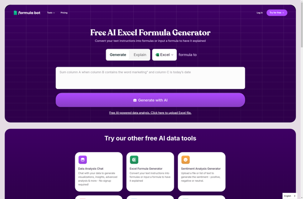 Excel Formula Bot image