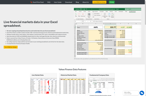 Excel Price Feed image