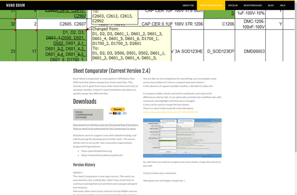 Excel Sheet Comparator image