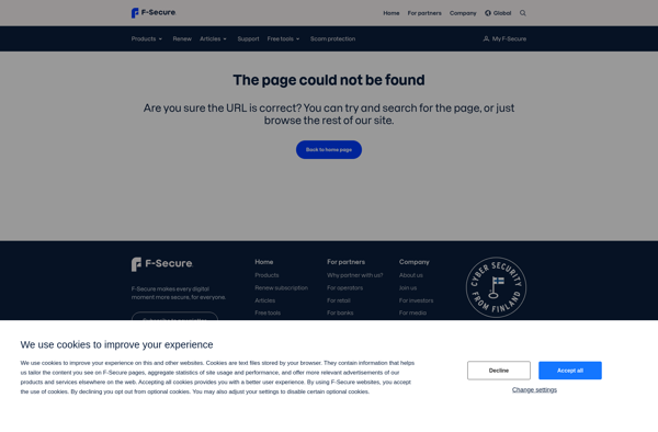 F-Secure FREEDOME VPN screenshot