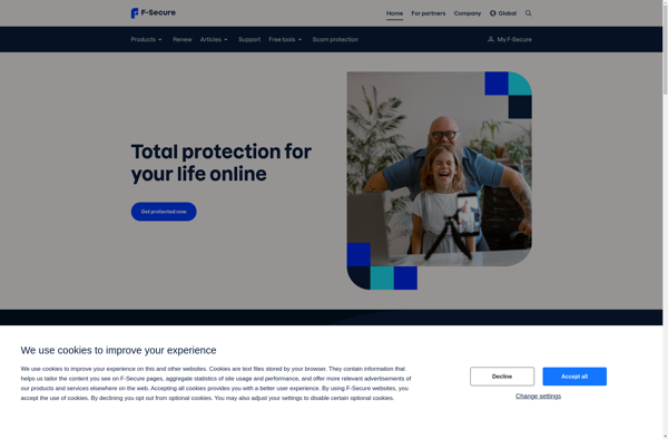 F-Secure Online Scanner screenshot