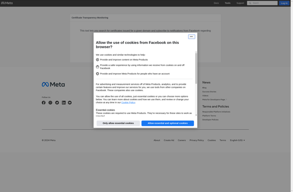 Facebook Certificate Transparency Monitoring