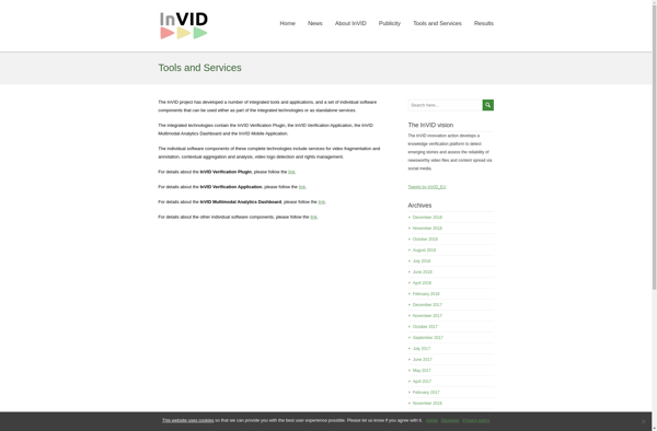 Fake news debunker by InVID &amp; WeVerify screenshot