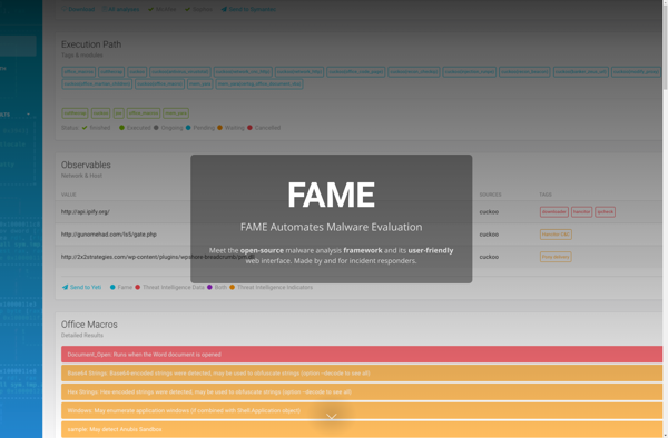 FAME Automates Malware Evaluation image