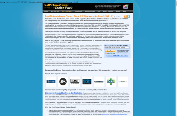 FastPictureViewer Codec Pack image