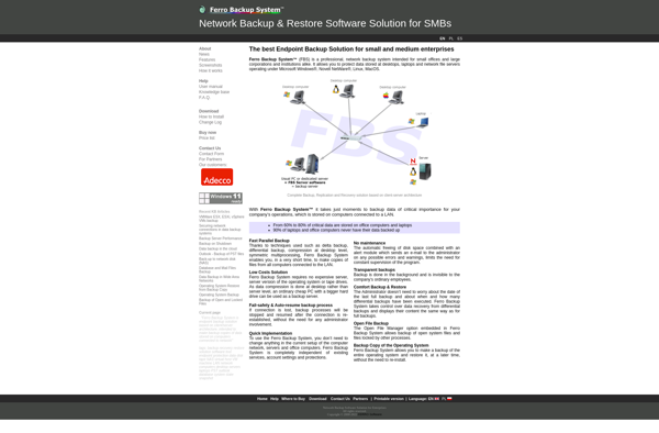 Ferro Backup System image