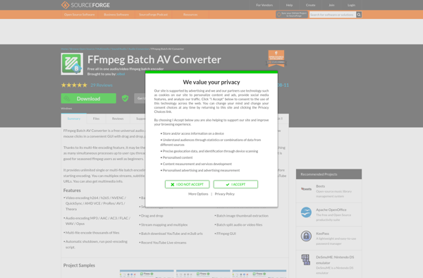 FFmpeg Batch A/V Converter