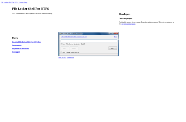 File Locker Shell For NTFS image