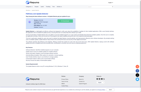 Filepuma.com Update Detector image