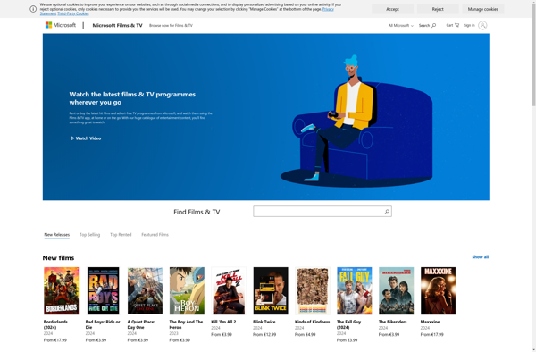 Films &amp; TV screenshot