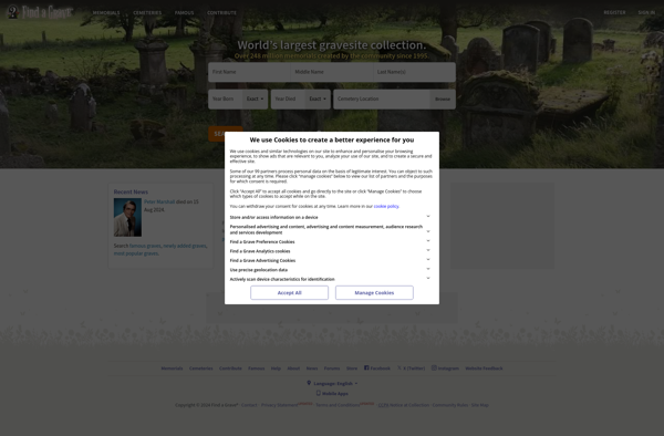 Find a Grave screenshot