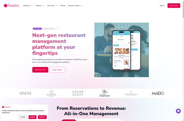 FineDine Tablet Menus image