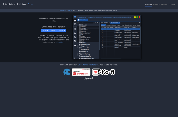 Firebird Editor Pro image