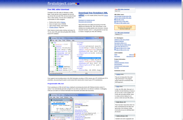 Firstobject XML Editor image