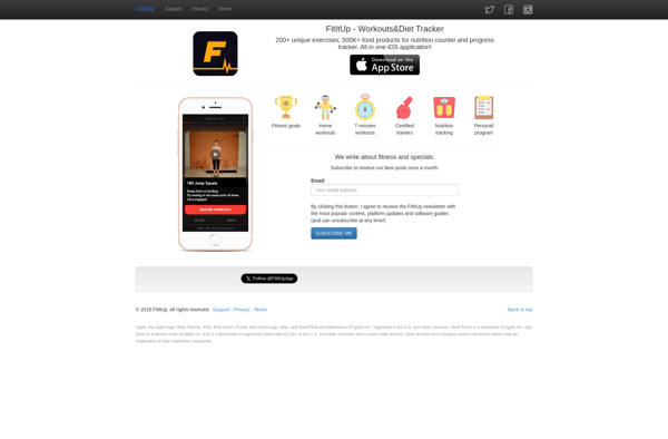 FitItUp: Workouts&amp;Food Tracker screenshot