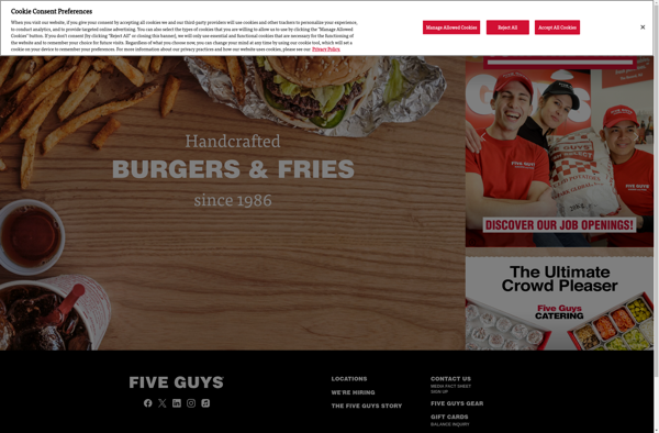 Five Guys Burgers &amp; Fries screenshot