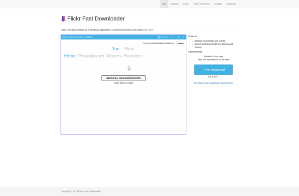 Flickr Fast Downloader image