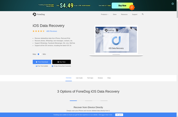 FoneDog iOS Data Recovery image