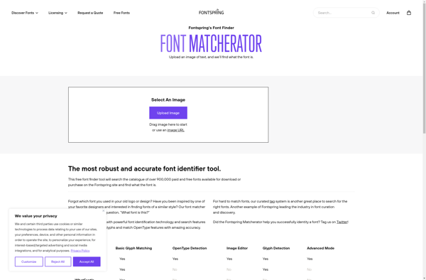 Fontspring Matcherator image