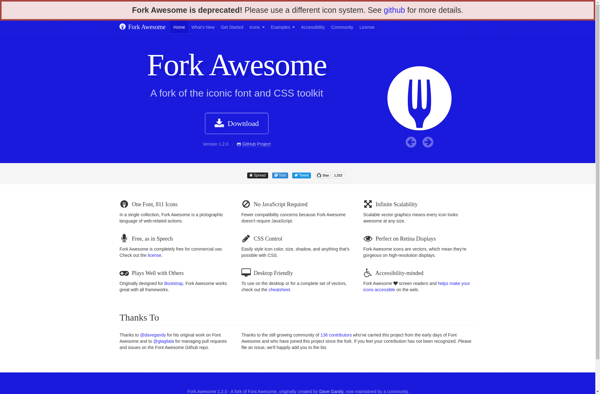 Fork Awesome image