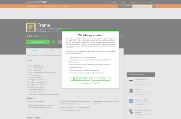 Frame Image Viewer screenshot