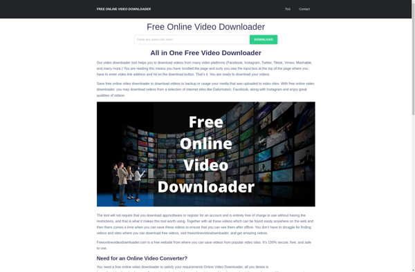 Free Online Video Downloader image