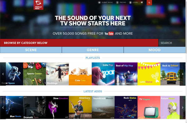 Freeplaymusic.com screenshot