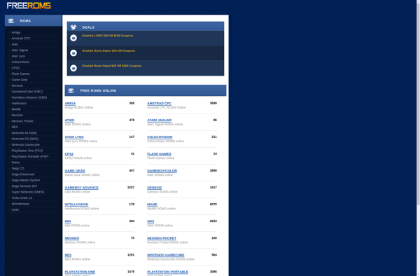 FreeROMS screenshot