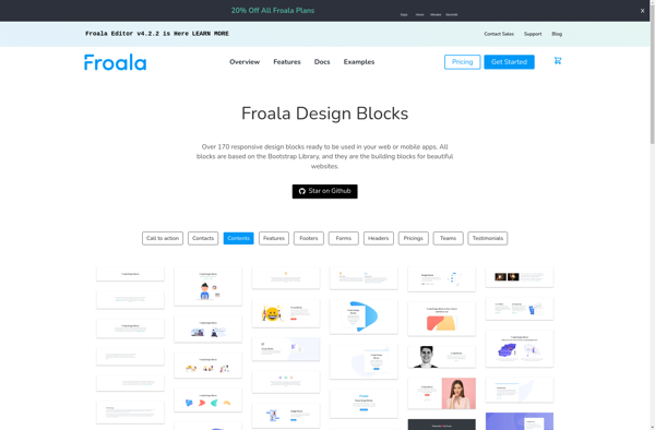 Froala Design Blocks image