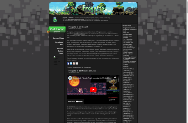 Frogatto &amp; Friends screenshot