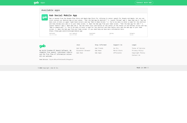 Gab App Store image