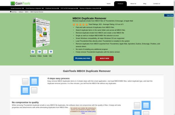 GainTools MBOX Duplicate Remover