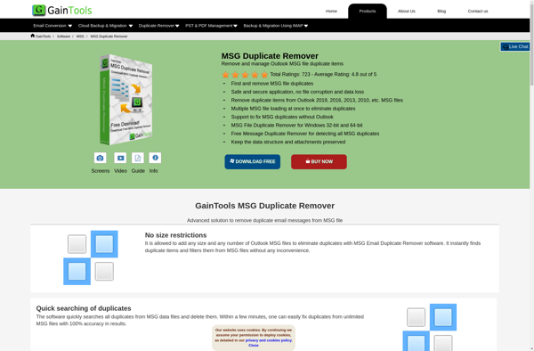 GainTools MSG Duplicate Remover image