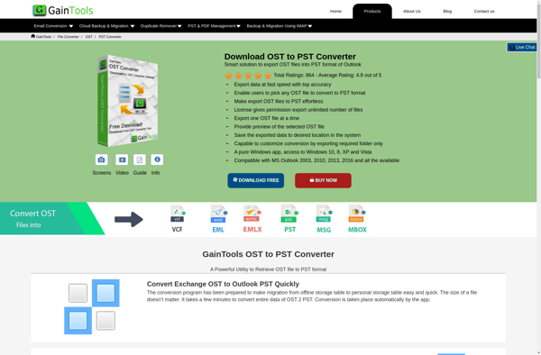 GainTools OST to PST Converter image