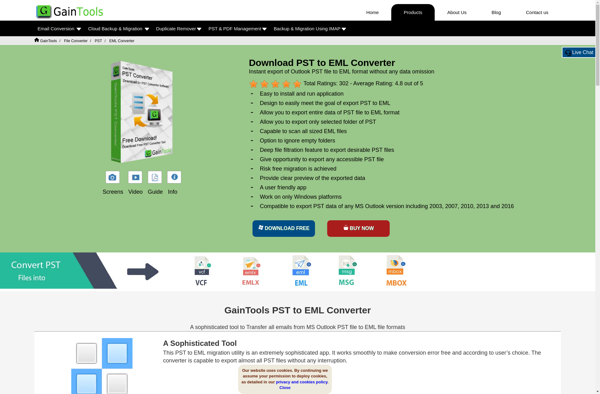 GainTools PST to EML Converter