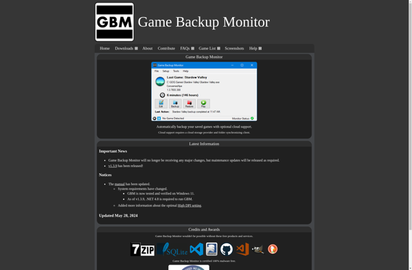 Game Backup Monitor image