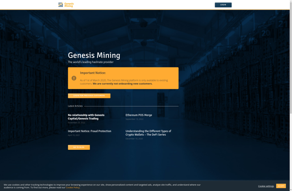 Genesis Mining image