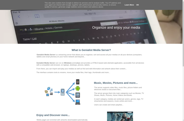 Genialist Media Server image