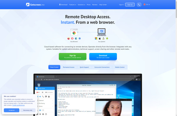 Getscreen.me screenshot