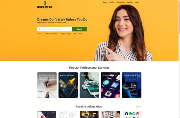 Gigs Five screenshot