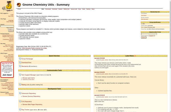 Gnome Chemistry Utils image