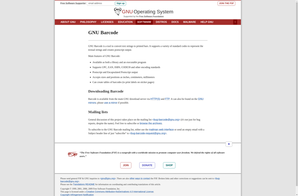 GNU-Barcode image