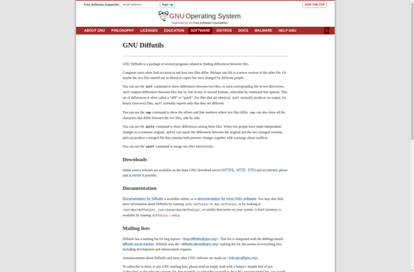 GNU Diff Utilities image